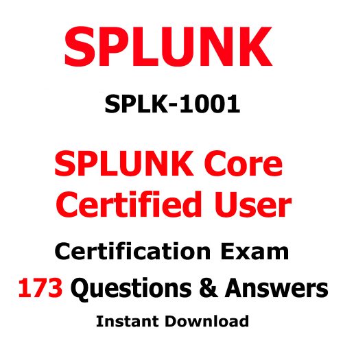 New SPLK-1001 Dumps