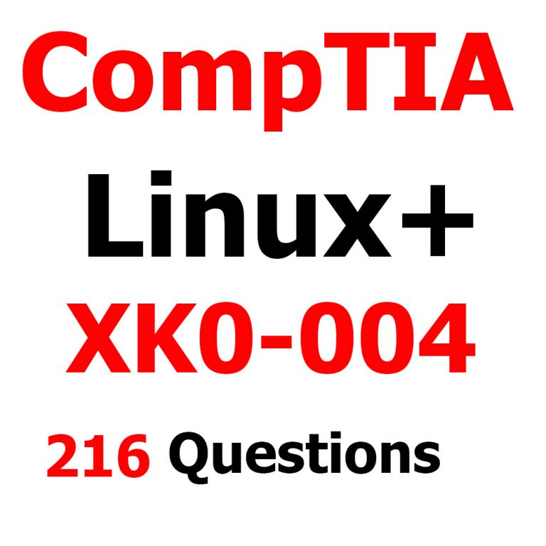 Download Linux+ XK0-004 Exam Practice Questions - Exam Practice Tests