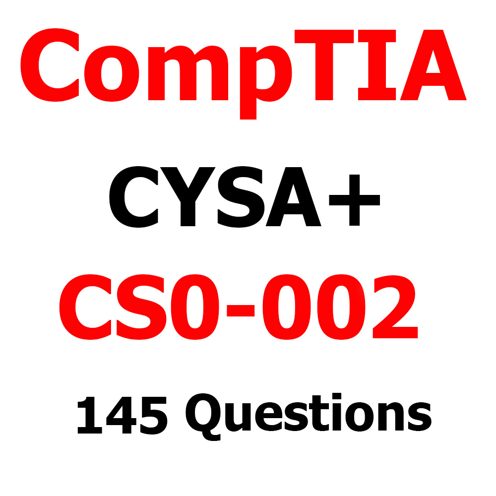 CompTIA Cybersecurity Analyst (CySA+) CS0-002 Questions Sns-Brigh10