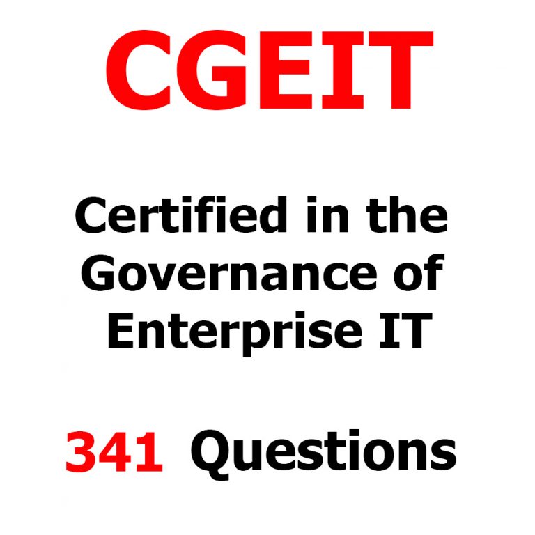CGEIT Online Prüfungen
